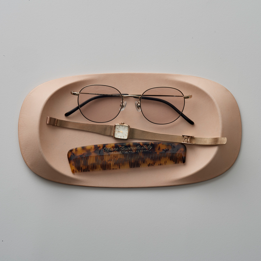 3D-FORMED LEATHER TRAY L-size（レザートレイ L）